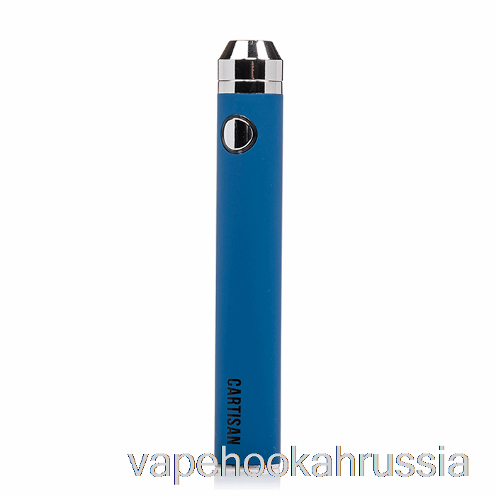 Vape Juice Cartisan Button VV 1300 510 Аккумулятор Синий